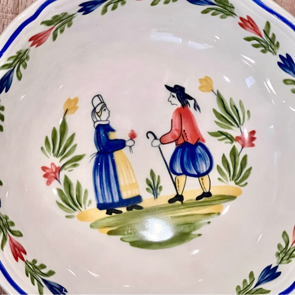 8 PCs Longchamp France Brittany Vegetable‎ Bowl 6” - Lovers Vintage Retired Rare - Picture 3 of 7
